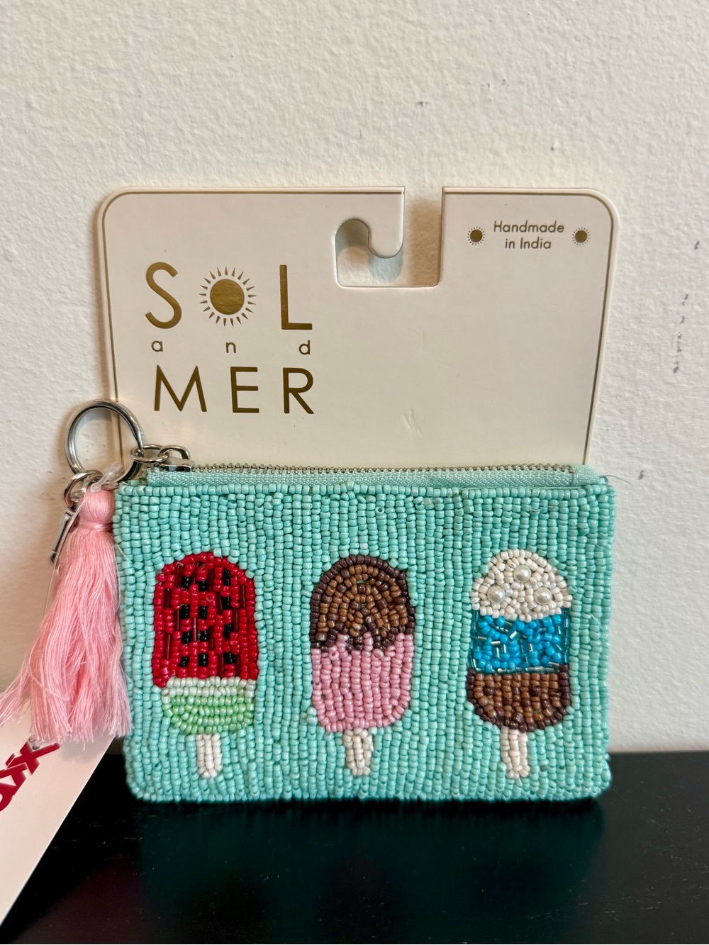 Beaded Ice Cream Pouch